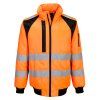 Reflexní pilotka Portwest WX2 Hi-Vis 2v1 - ORANŽOVÁ/ČERNÁ 1/2