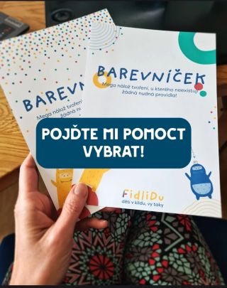 Takže ta nová věc, na které dělám už několik měsíců 🙈 se bude jmenovat Barevníček a bude to mega nálož kreativní zábavy...
