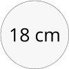 18 cm
