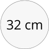 32 cm