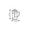 470 1 nahradni sklo french press 0 6l tescoma