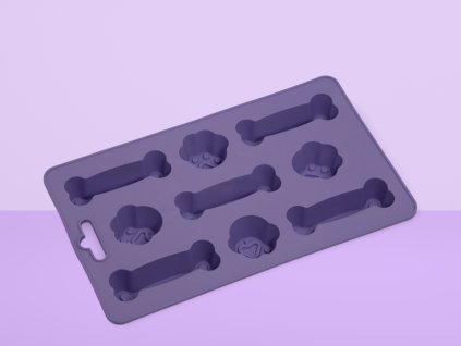 Fiboo Iceboo Tvoritka na zmrzlinu a mrazene pamlsky pro psy Purple