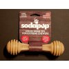 Světle hnědá odolná nylonová žvýkací hračka SodaPup Honey bone