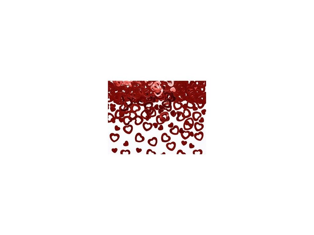 konfety srdiecka cervene