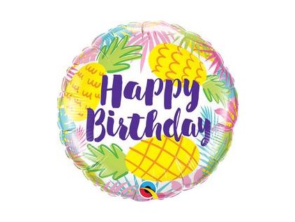18"Fóliový balón  Birthday Pineapple