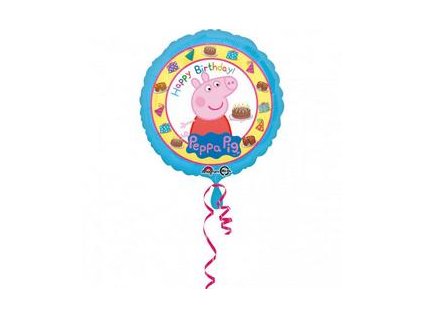 18"Fóliový balón Peppa Pig Happy Birthday