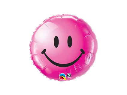 18"Fóliový balón Smile Face Wild Berry