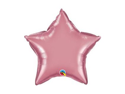 18"Fóliový balón Chrome Mauve Star