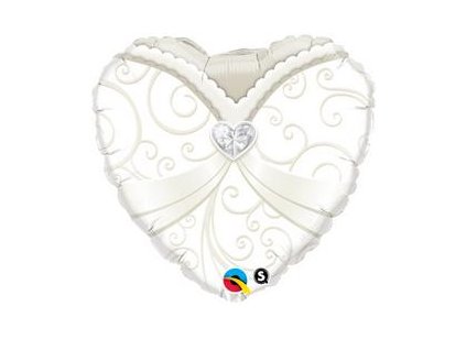 18"Fóliový balón  Wedding Gown