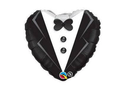 18"Fóliový balón  Wedding Tuxedo