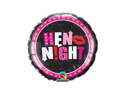18" Fóliový balón Hen Night Party