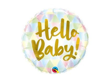 18" Fóliový balón Hello Baby!