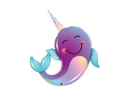 40" Fóliový balón Party Narwhal Super Shape