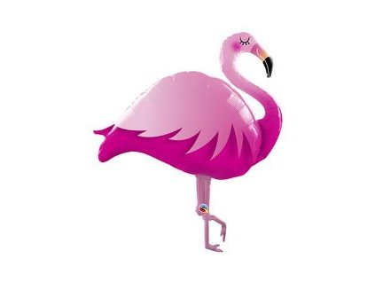 46" Fóliový balón Pink Flamingó Super Shape