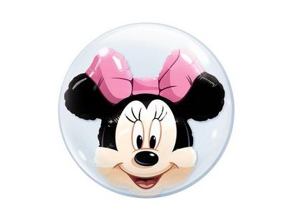 24" Balón Disney Minnie Mouse Double Bubble