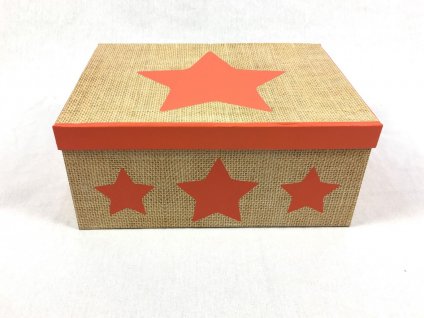 Darčeková krabica - Oranžová hviezda