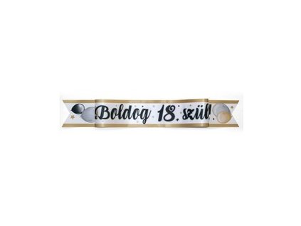 boldog 18 szulinapot elegans leggombos parti vallszalag mv25333