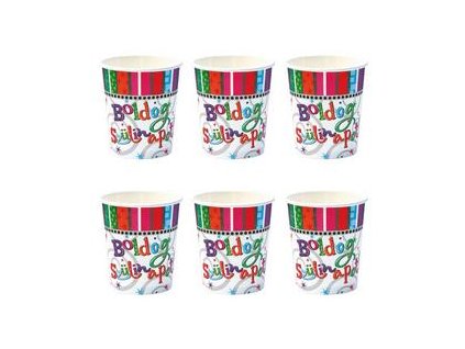 boldog szulinapot radiant parti pohar 250 ml 6 db os m33572