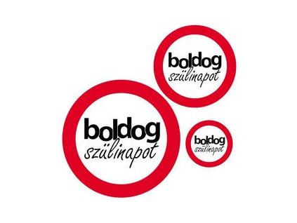 boldog szulinapot sebessegkorlatozo matrica csomag 8 db os m21953