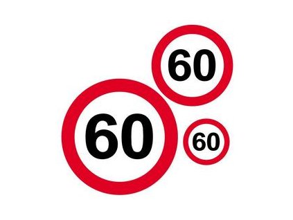 60 as sebessegkorlatozo szulinapi matrica csomag 8 db os m22004