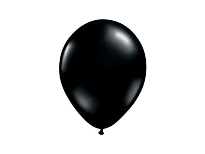 11" Latexový balón Onyx Black 6ks