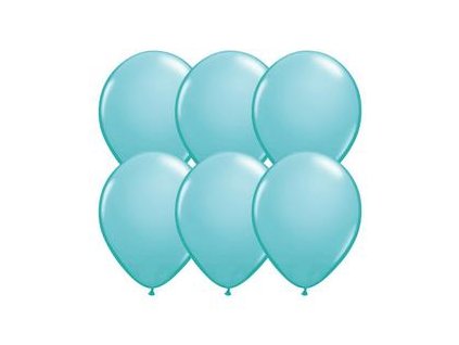 11" Latexový balón Caribbean Blue 6ks