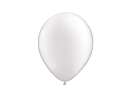 11" Latexový balón Pearl White 6ks