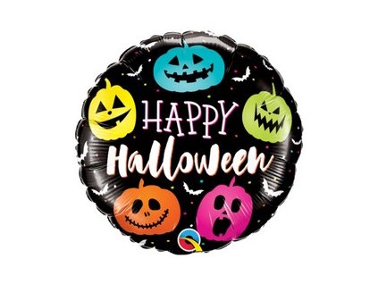 18 inch es szines tokfejek halloween jack faces halloween folia lufi q89822