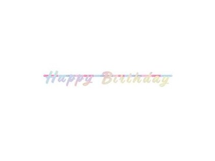 holografikus happy birthday szulinapi betufuzer f65249