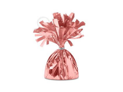 pol pl Obciaznik foliowy do balonow napelnionych helem rozowe zloto 145 g 63933 2