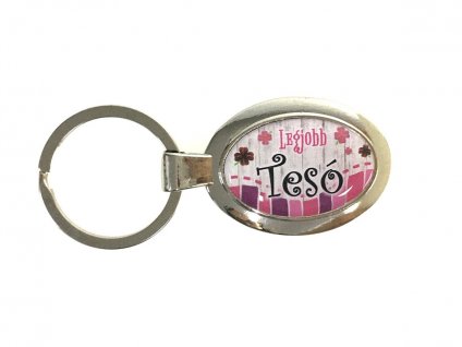 Kľúčenka s maďarským nápisom "Legjobb Tesó"