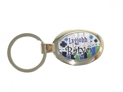 Kľúčenka s maďarským nápisom "Legjobb Bátyó"