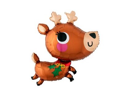 renszarvas adorable reindeer super shape folia lufi n4204201