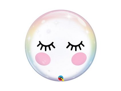 22 inch es szempilla mintas unikornis eyelashes unicorn bubble lufi q13009