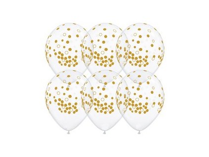 11 inch es confetti dots diamond clear lufi q56844