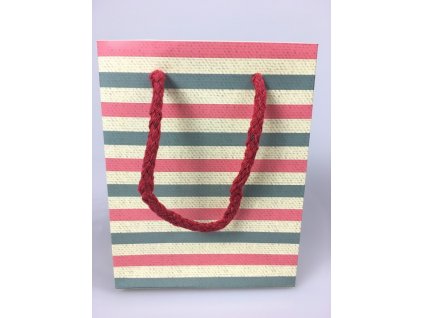 Darčeková taška mini - Pásiky