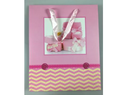 Darčeková taška stredná dievčenská - Baby