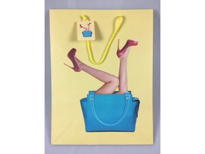 Darčeková taška veľká Yellow - Handbag
