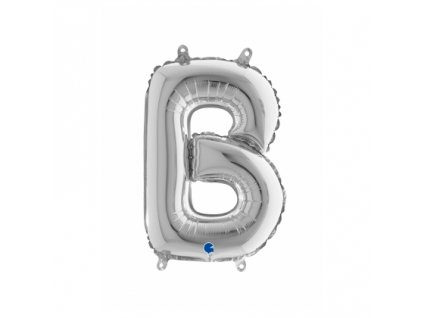 pismeno B male strieborne 420x420