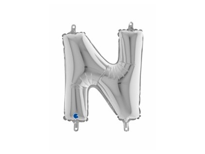 pismeno N male strieborne 420x420