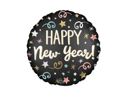 18 inch es happy new year confetti parti folia lufi szilveszterre n4336501