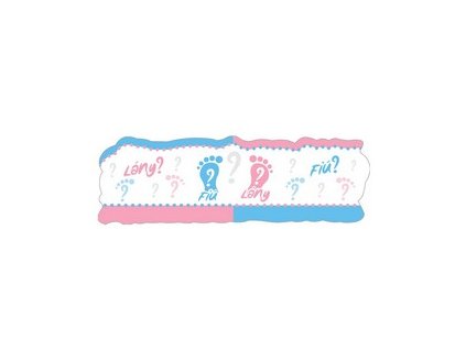 fiu vagy lany babavaro parti banner 90 cm x 27 cm mb29614 (1)