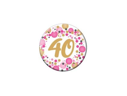 40 es rozsaszin pasztell konfettis szulinapi szamos parti kituzo mk28150