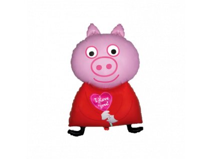 Mini shape na paličke - Peppa Pig "I Love You!"