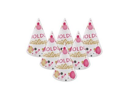 boldog szulinapot rozsaszin pasztell konfettis parti csako 6 db os m27672