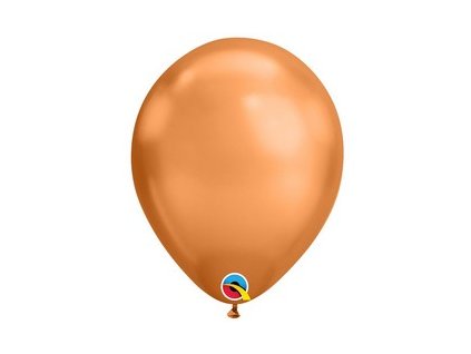 11 inch es chrome copper rez kerek lufi 100 db csomag q12977