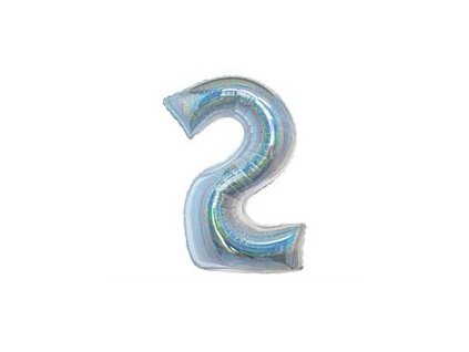 balon foliowy cyfra 2