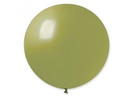 balon g30 kula pastel 0 80m zielona oliwkowa