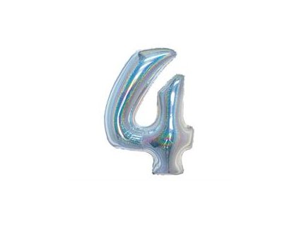 balon foliowy cyfra 4