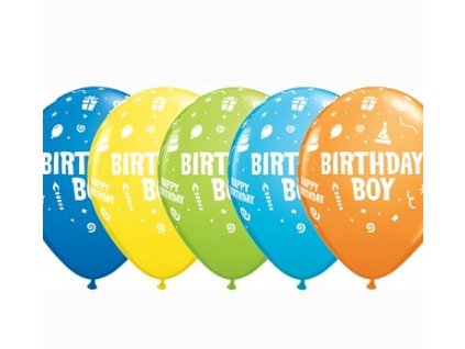 balony ql 11 cali z nadr birthday boy pastelowe